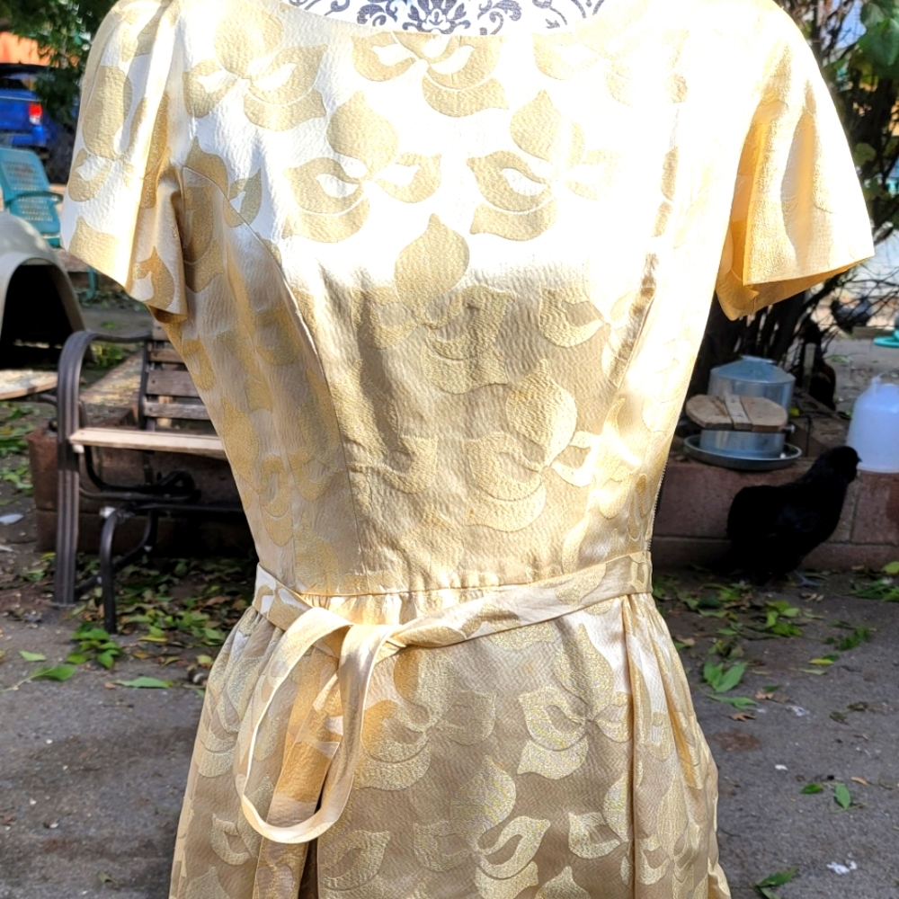 🥂 LEE CLAIRE Cocktail Dress Designer Retro 1950's